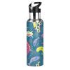 Mnsruu Insulated Water Bottle for Girls and Boys, Tropical Fish Stainless Steel Bottle with Straw, 590 ml view 1