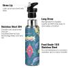 Mnsruu Insulated Water Bottle for Girls and Boys, Tropical Fish Stainless Steel Bottle with Straw, 590 ml view 3