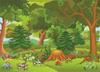 BELECO 8 x 6 ft Fairy-Tale Forest Fabric Backdrop with Flowers and Mushrooms view 2