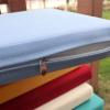 BangDon Patio Furniture Cushion, Waterproof Outdoor Seat Cushion with Ties, 120 x 40 cm, Orange view 3