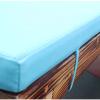 BangDon Patio Furniture Cushion, Waterproof Outdoor Seat Cushion with Ties, 120 x 40 cm, Orange view 4