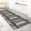 ZDOHMij Gray Hallway Runner Rug 80 x 450 cm, Non-Slip, Washable Polyester view 4
