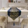 European Luxury Velvet Gold-Finished Embroidered Table Runner view 2