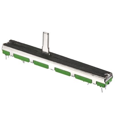 sourcing map 5-Piece Fader Variable Resistors for Mixers with Knobs, Green