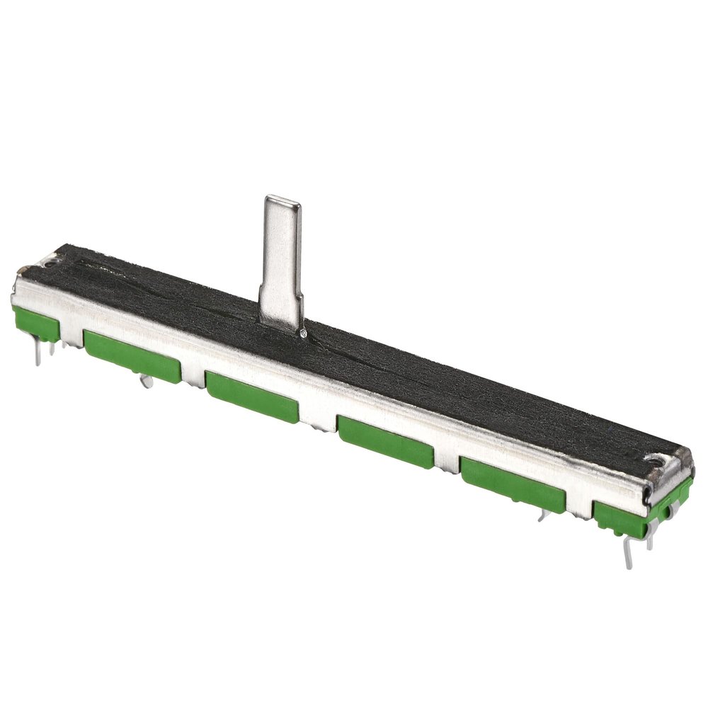 sourcing map 5-Piece Fader Variable Resistors for Mixers with Knobs, Green