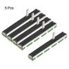sourcing map 5-Piece Fader Variable Resistors for Mixers with Knobs, Green view 4