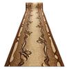 rugsx BCF KRZYS Runner for Hallway or Kitchen, Brown, 120 x 400 cm view 1