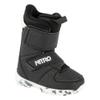 Nitro Snowboards Kids Rover '22 Lightweight Warm Snowboard Boot with Powerstrap, BLK-WHT-Charcoal, 180 view 1