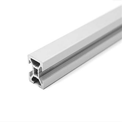 Design Aluminum Profile 20x20L, 1 Concealed Slot, B-Type Slot 6, Silver Anodized, 1580 mm