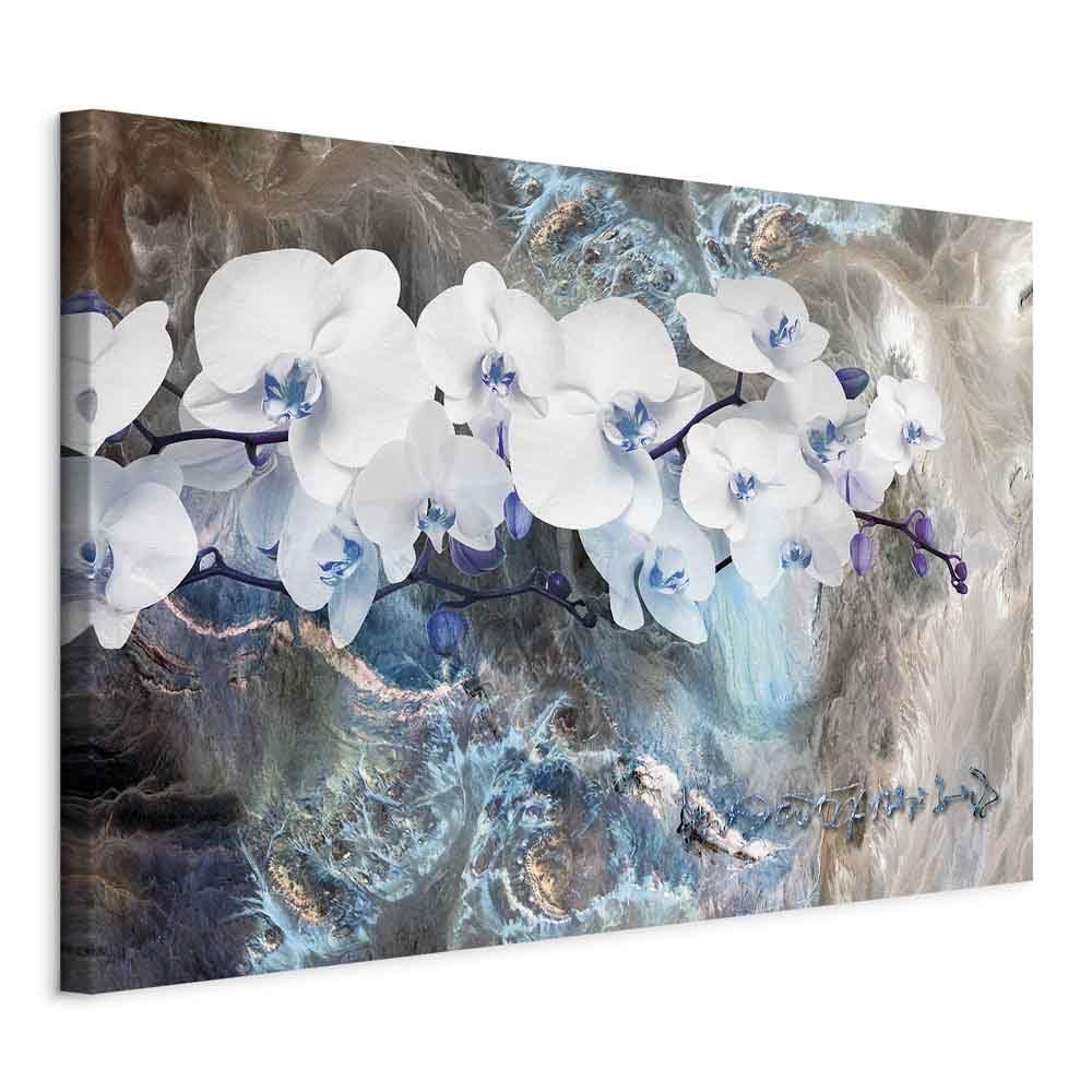 murando - Beige, Blue and White Canvas Wall Art, Bedroom, Living Room, Modern