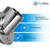 PROTECH 1-Pc. 60° Round Railing Base, A4 Stainless Steel, 22 mm ID view 4