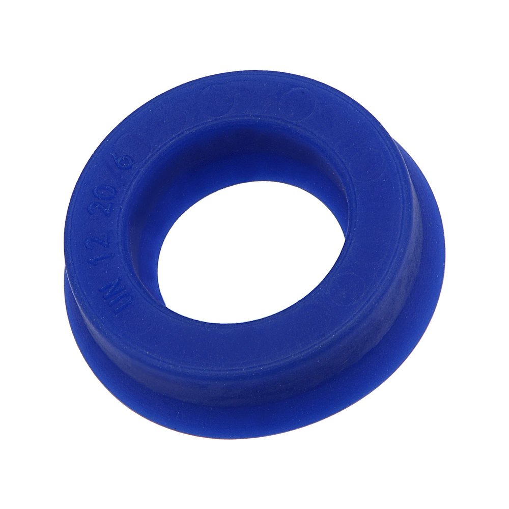 sourcing map UHS Radial Shaft Seal 12 mm ID x 20 mm OD x 6 mm Wide, PU, Blue, 2-Pack