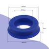 sourcing map UHS Radial Shaft Seal 12 mm ID x 20 mm OD x 6 mm Wide, PU, Blue, 2-Pack view 2