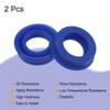 sourcing map UHS Radial Shaft Seal 12 mm ID x 20 mm OD x 6 mm Wide, PU, Blue, 2-Pack view 4
