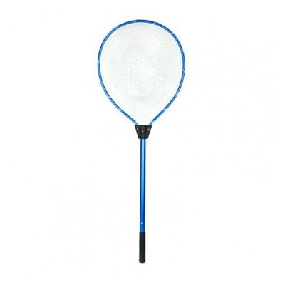 Liudan Foldable Fishing Landing Net with Handle, Fast-Drying Fish Net, Blue