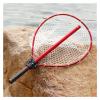 Liudan Foldable Fishing Landing Net with Handle, Fast-Drying Fish Net, Blue view 3