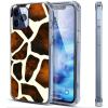Giraffe Texture Pattern Case for iPhone 12 Pro Max, Clear Shockproof Flexible Bumper, 6.7 in. view 1