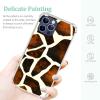 Giraffe Texture Pattern Case for iPhone 12 Pro Max, Clear Shockproof Flexible Bumper, 6.7 in. view 2