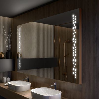 Artforma LED Bathroom Mirror with Lighting, 180 x 100 cm, Made to Measure, Custom Order, Modern Design with Frame