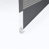 Market-Alley No-Drill Double Roller Blind, Clamp-Fit, Light-Filtering & Blackout, Graphite, 130 x 150 cm view 3