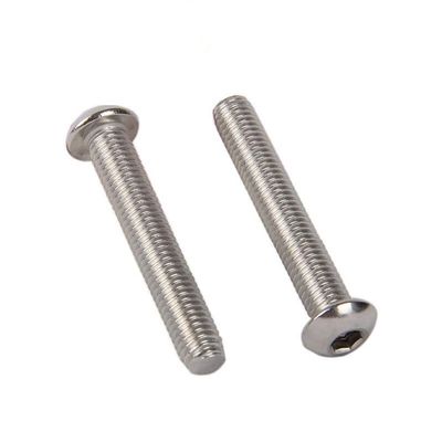 TANGJIANCHENG TTTtang ISO 7380 M3/M4/M5 GB70.2 304 Stainless Steel A2 Button Head Hex Socket Screws HW016, M4 × 8 mm, 20 pcs