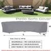 BOSKING 420D Oxford Waterproof Curved Sectional Sofa Cover view 3