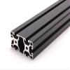 Black Aluminum Profile 40x80L, I-Type Slot 8, Light, 2390 mm view 1
