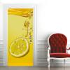 A.Monamour Self-Adhesive Door Wallpaper, 3D Lemon Slice in Water, 95 x 215 cm view 2