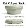 Stojo Collapsible Lunch Bowl, 1.1 L, Sage view 2