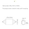 Liudan Portable Nylon Parachute Hammock with Safety Rope and Carabiner, Single or Double, Outdoor Camping (Color: D) view 2