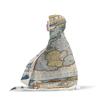 YUNHOME Hooded Blanket, Double-Layer Plush, 3D Digital Retro Map Print, 150 x 200 cm view 2