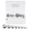 Sourcing Map 8-Piece 316L Stainless Steel Bearing Ball Set, 8 Sizes view 1