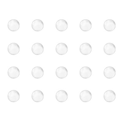 500 Clear Glass Balls, 3.5 mm Solid Round Boiling Stones