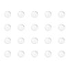 500 Clear Glass Balls, 3.5 mm Solid Round Boiling Stones view 1