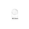500 Clear Glass Balls, 3.5 mm Solid Round Boiling Stones view 4