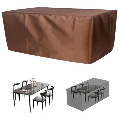 RURGLY 152 x 104 x 71 cm Rectangular Patio Furniture Cover Set