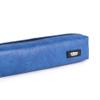 Small Navy Blue Zipper Pencil Case with Ergonomic Metal Handle, 4.5 x 21 x 45 view 2