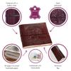 Paper High Small Embossed Leather Tree of Life Photo Album for 60 Photos, 15 x 10 cm, 18 x 14 cm, Fair Trade Handmade view 2