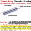 Liovns Mdingbao Compression Spring, 1.2 mm Wire Diameter, 10 mm Outer Diameter, 70 mm Length, 1 Piece view 3