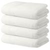 Avalon Towels White Bath Towels, Set of 4, 68.6 x 137.2 cm, 100% Cotton, Absorbent and Quick-Drying, Super Soft for Everyday Bathroom Use view 1