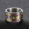 HCMA Rotating Fruit Slot Machine Spinner Ring, Titanium Steel view 2