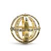 HCMA Vintage Astronomical Sphere Spinner Ring Necklace view 1