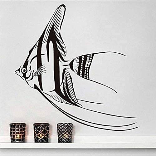 Nomadic Fish Wall Sticker for Living Room and Kitchen, Waterproof Wall Decoration, 59 x 59 cm