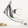 Nomadic Fish Wall Sticker for Living Room and Kitchen, Waterproof Wall Decoration, 59 x 59 cm view 2