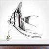 Nomadic Fish Wall Sticker for Living Room and Kitchen, Waterproof Wall Decoration, 59 x 59 cm view 3