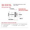 Xuulan Xianglaa 50T 2GT Timing Pulley, 5/6/6.35/7/8/10/12/14 mm Bore, 6/9/10/15 mm Belt Width view 2