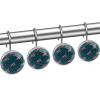 Paris Red High-Heel Shower Curtain Hooks, 12-Piece Set view 2