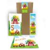 Junaversum 5th Birthday Invitations, Farm Party, 12-Set with Envelopes, Favor Bags, Stickers & Bookmarks view 1