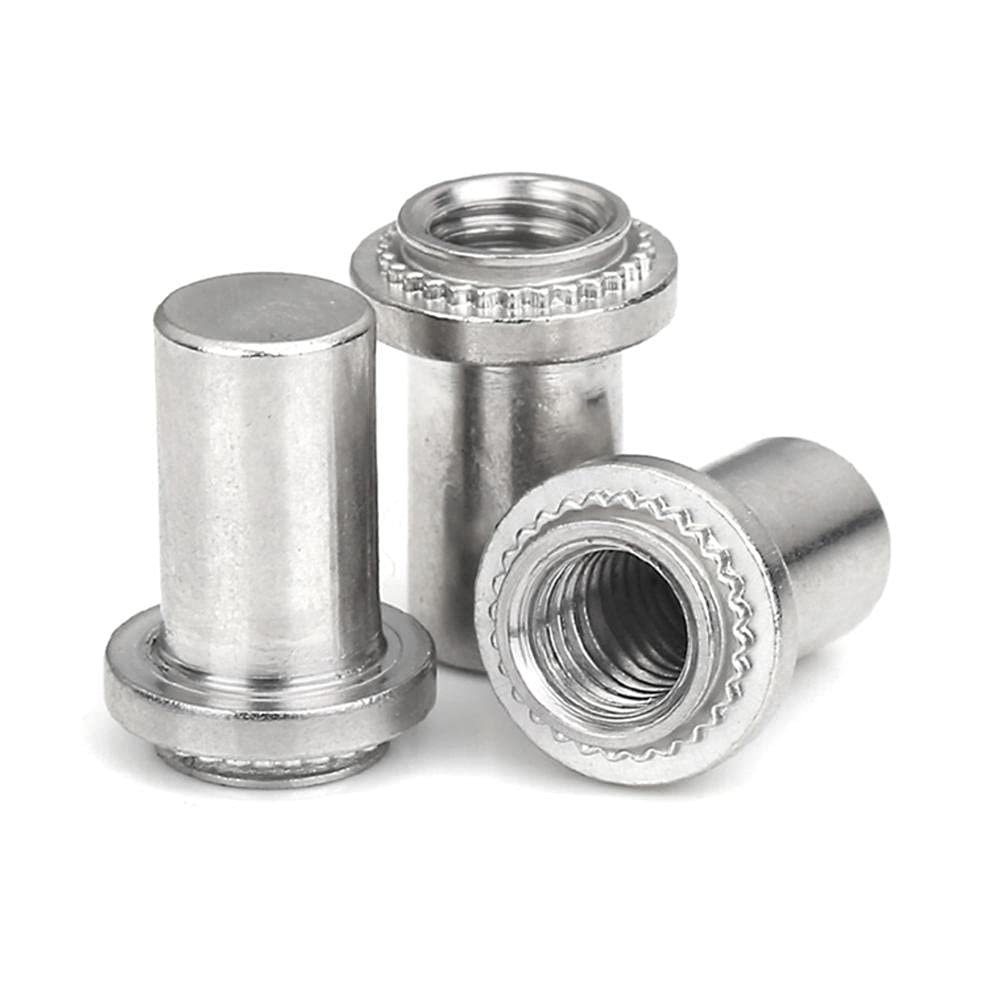5-Piece 304 Stainless Steel Closed-End Blind Rivet Nuts, Waterproof, M3/M4/M5/M6, M6-1