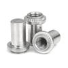 5-Piece 304 Stainless Steel Closed-End Blind Rivet Nuts, Waterproof, M3/M4/M5/M6, M6-1 view 1